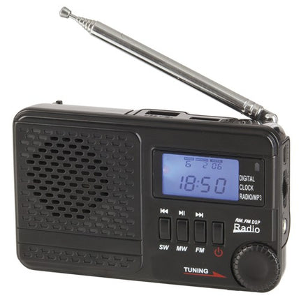 Digitech AM/FM/SW Rechargeable Radio with MP3 AR1721