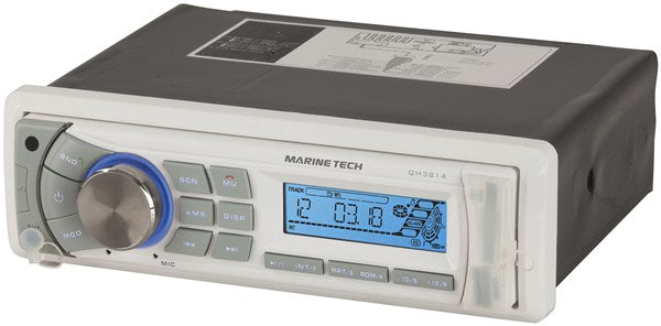 Marine AM/FM Radio with MP3 Player and Bluetooth QM3814
