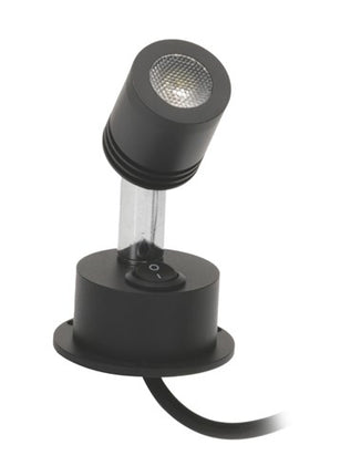 Powertech Reading Light Cool White 10-32VDC 3W Black Dimmable SL2370