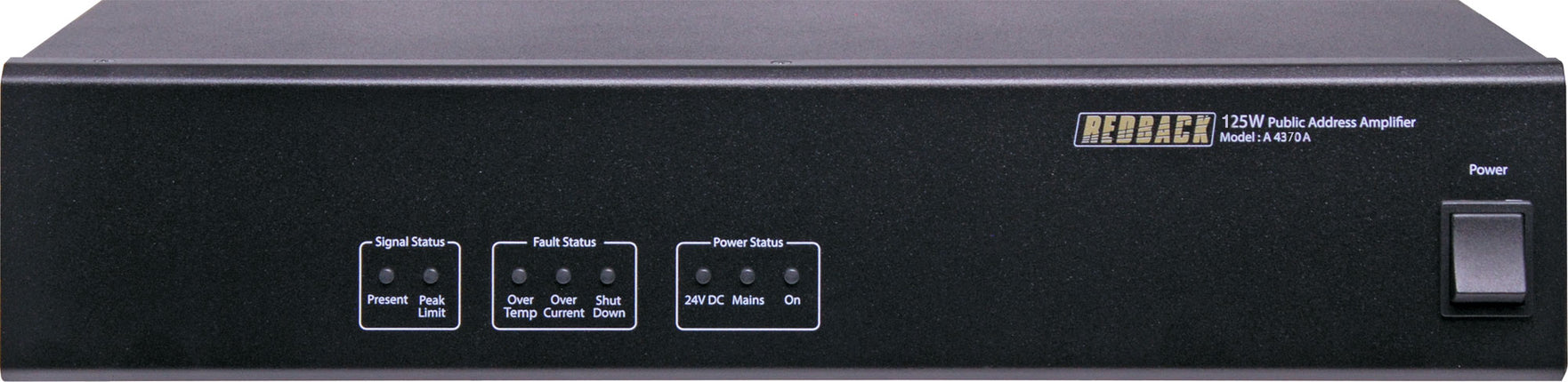 125W Public Address (PA) Power Amplifier A4370A