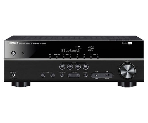 Yamaha RX-V385 5.1 Channel AV Receiver with Bluetooth, Black A2776C