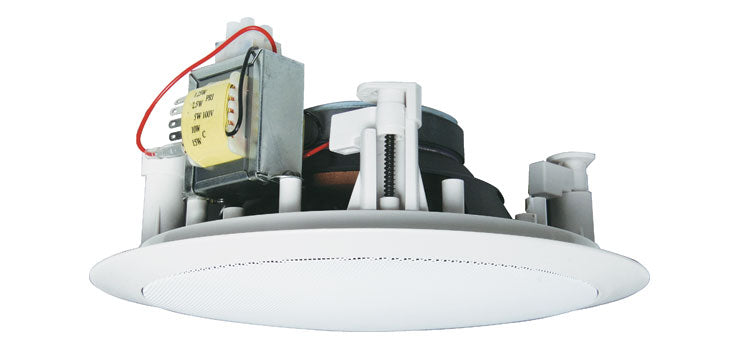 165mm (6.5") 15W 100V Coaxial 2 Way Fastfix Ceiling Speaker