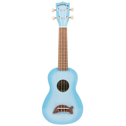 Light Blue Burst Soprano Dolphin Ukulele