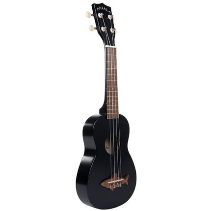 Makala MK-SD/BK Dolphin Bridge Soprano Ukulele Solid Black Gloss