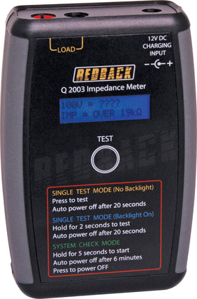 Redback Digital Audio Impedance Meter Q2003