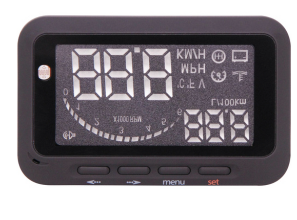 OBDII Plug-and-play Windscreen Head Up Display GPS Speed X6010