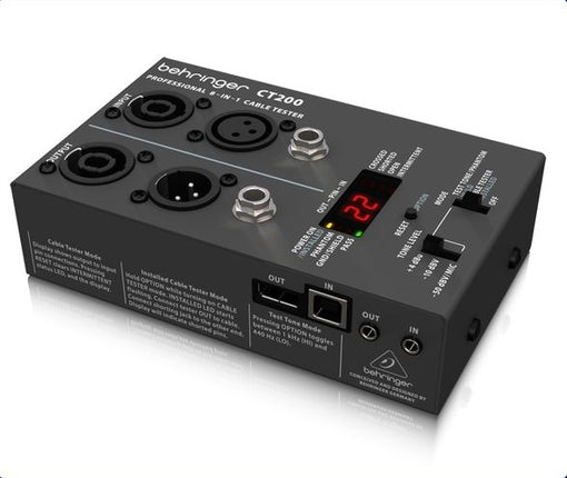 Behringer CT200 Microprocessor-Control 8-in-1 Cable Tester