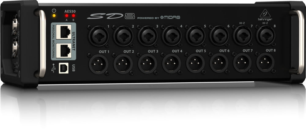 Behringer SD8 I/O Stage Box, 8 Remote-Control Preamp