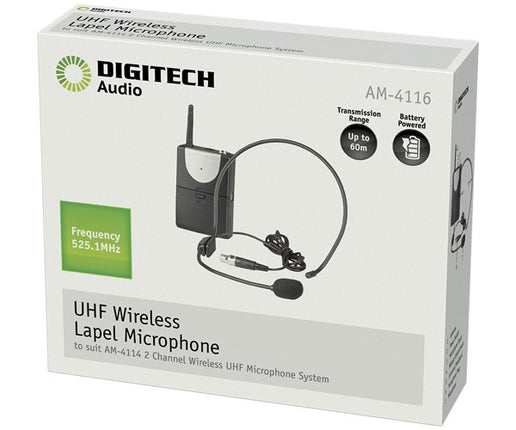 Digitech Channel A UHF Headband Microphone for AM4132 or AM4114 AM4116