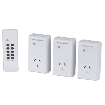 Digitech Remote Controlled 3 Outlet Mains Controller MS6147