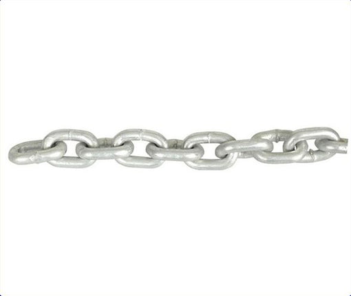 Short Link Chain Hot Dip Galvanised, 8mm, 33m MAC218