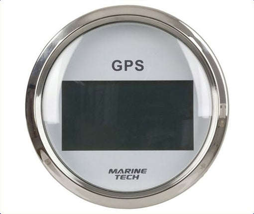 GPS Speedometer Gauge, COG 100mm White MGG026