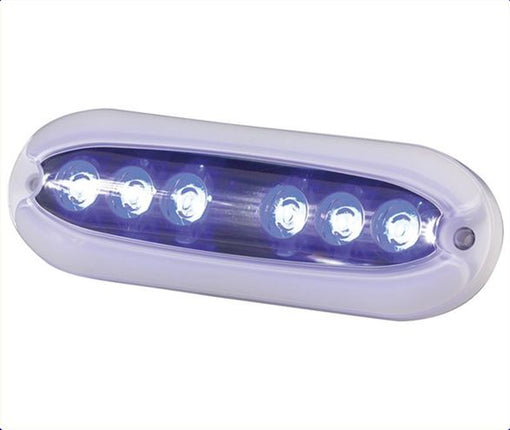 6X2W Blue Surface Mount Underwater LED Light 1000 Lumens MLC176