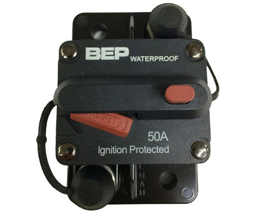 BEP 50A Waterproof Panel Mount Circuit Breaker, Manual Disconnect MMC058 114049