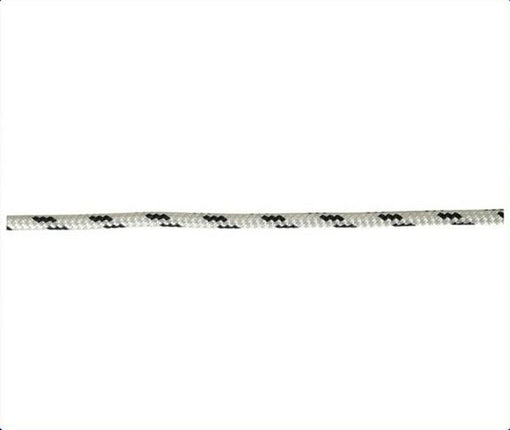 CLEARANCE:Double Braid-Polyester Rope,6mm,Blue Fleck,Euro,100m Roll MRC005