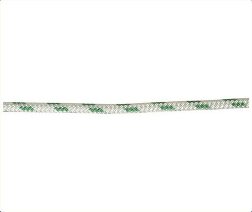 Double Braid Polyester Rope,6mm,Green Fleck,100m Roll MRC010
