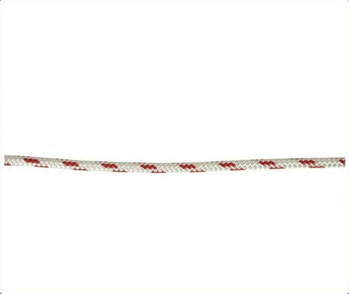 Double Braid Polyester Rope,10mm,Red Fleck,100m Roll MRC215