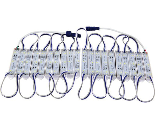 Hard Korr Boat Light Kit, 40x10cm Blue, White Flex Strips TLC106 KORRBLBW