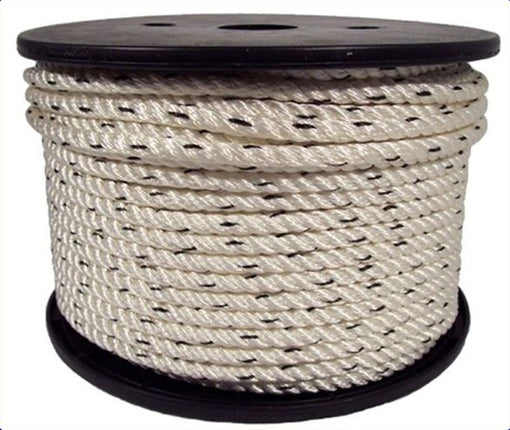 Nylon 3 Strand Rope,16mm,5000kg Breaking Strain,100m Roll TRA130