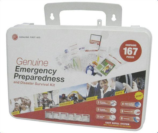 CLEARANCE:Emergency Preparedness First Aid Kit, 167 Pieces TSC450