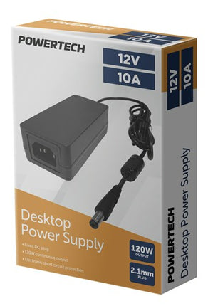 Powertech 120W 12VDC 10A Desktop Style Switchmode Power Supply MP3241