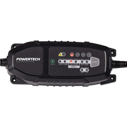 6/12VDC 3.8A 8-Step Intelligent Lead Acid and Lithium Battery Charger  MB3904
