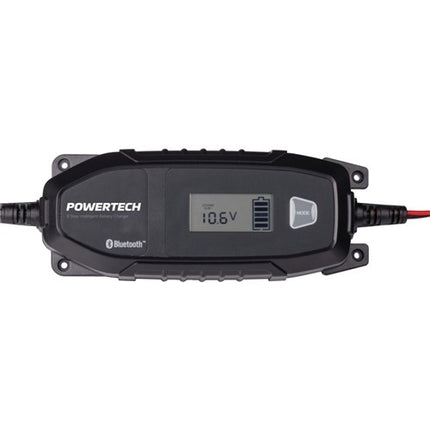 Powertech 6/12VDC 4A 8-Step Bluetooth® Intelligent Lead Acid and Lithium Battery Charger  MB3906