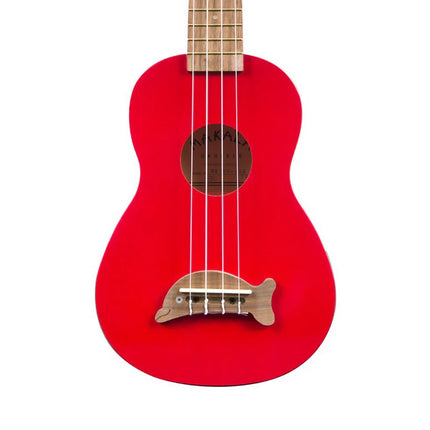 Makala Dolphin Soprano Ukulele - Red MK-SD/RD
