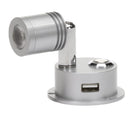 Powertech Reading Light Cool White 10-30DC 2.5W Silver Dimmable  SL2380