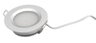 TechLight 2W 11-16VDC Cool White LED Downlight with Push Button Diffuser Silver  SL2360