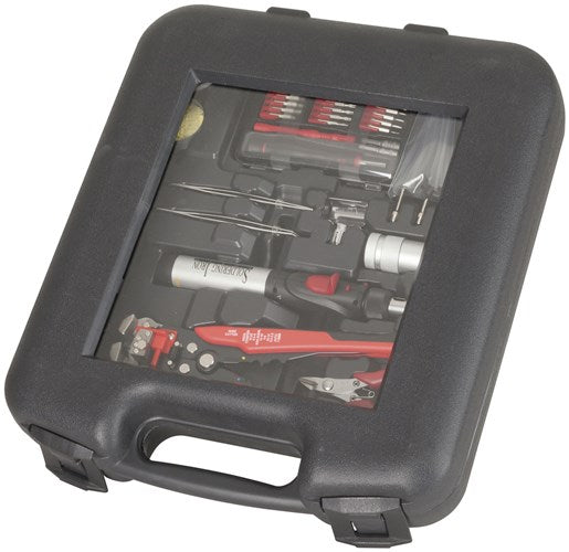 Duratech Pro Soldering Gas Kit with Screwdriver Set/Stripper/Heatshrink TS1115