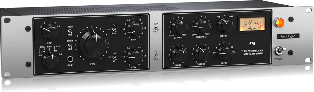 BEHRINGER 676 CLASSIC VACUUM TUBE PREAMPLIFER