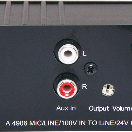 REDBACK Mic/Line/100V Input To Line +24V Switched Outputr A4906