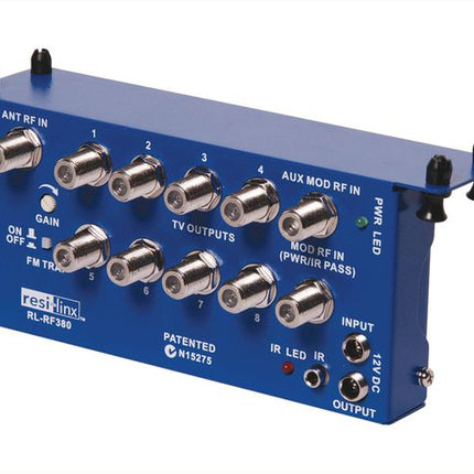 Resi-Linx RF380 Video IR Hub, 3 Input 8 Output A1057