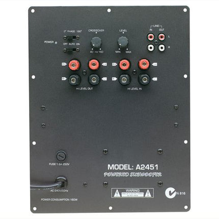 Opus One 180W Active Subwoofer Amplifier A2451