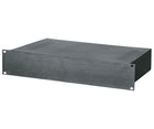 ROhs 2U Black Aluminium Front Panel 19