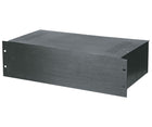 3U Black Aluminium Front Panel 19