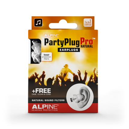 ALPINE PARTYPLUG PRO NATURAL EARPLUGS