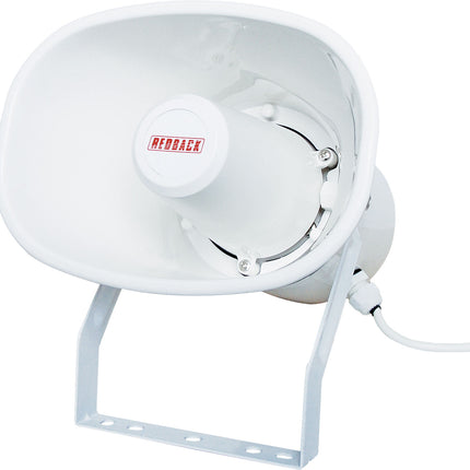 REDBACK 10W 100V EWIS IP66 White Plastic PA Horn Speaker