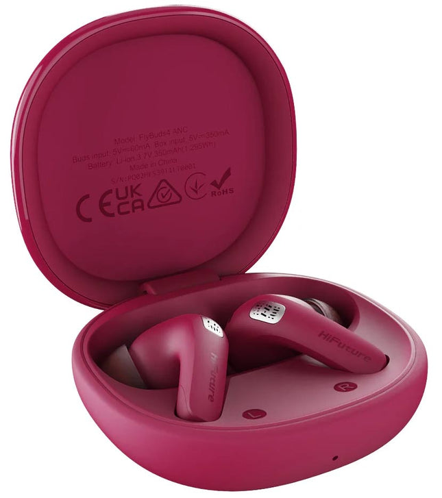 HiFuture ANC Flybuds 4 Headphones Red
