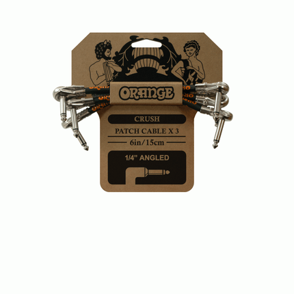 ORANGE CA038 CRUSH 6" PATCH CABLE 3 PACK