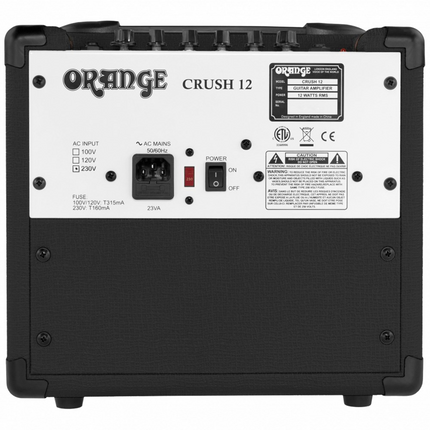 ORANGE CRUSH 12 BK GUITAR COMBO AMP