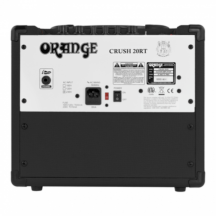 ORANGE CRUSH 20RT BK GUITAR COMBO AMP (REVERB/TUNER)