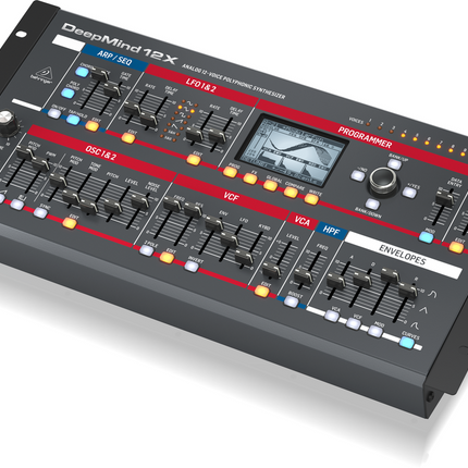 DEEPMIND 12XD TRUE ANALOG 12-VOICE POLYPHONIC SYNTH DTOP