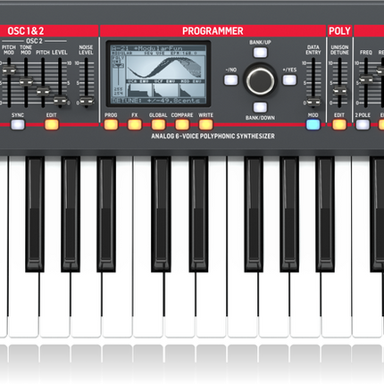 DEEPMIND 6X TRUE ANALOG 6-VOICE POLYPHONIC SYNTH