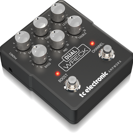 TC ELECTRONIC DUAL WRECK DUAL CH GTR PREAMP PEDAL