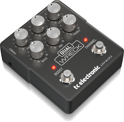 TC ELECTRONIC DUAL WRECK DUAL CH GTR PREAMP PEDAL
