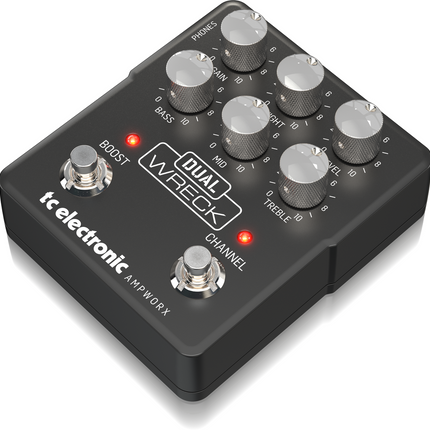 TC ELECTRONIC DUAL WRECK DUAL CH GTR PREAMP PEDAL