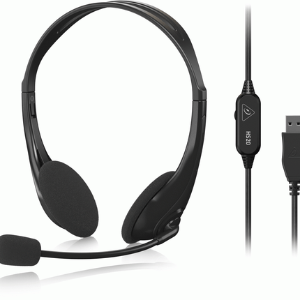BEHRINGER HS20 USB STEREO HEADSET W/ MIC
