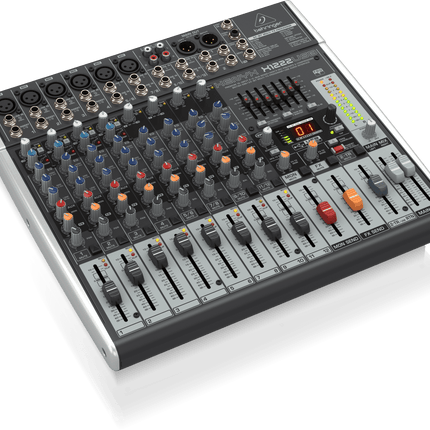 Behringer X1222USB 16-Input 2/2-Bus Mixer, Preamps